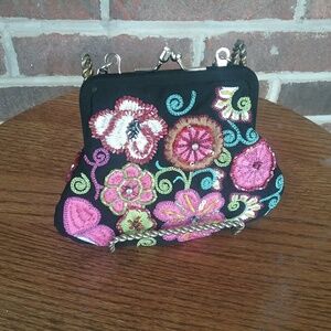 Vera Bradley 25th Anniversary Beaded Coin Purse